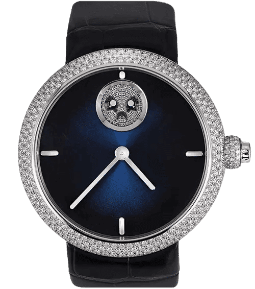 Blue Enamel Diamond Halves Gallery Image 6